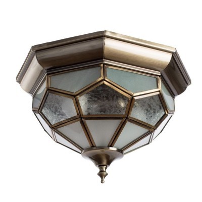 Настенно-потолочный светильник Arte Lamp A7833PL-2AB Copperland под лампы 2xE14 60W