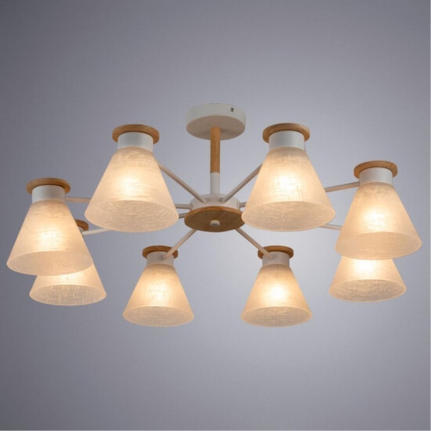Люстра потолочная Arte Lamp A1031PL-8WH TYLER под лампы 8xE27 60W