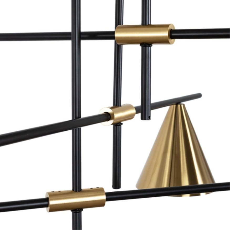 Люстра потолочная Arte Lamp A7029PL-9BK JACOB под лампы 9xE27 40W