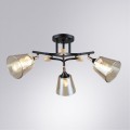 Потолочная люстра со стеклянными плафонами Arte Lamp GLASSY A5078PL-3BK лампы E27 3шт