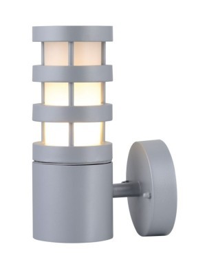 Уличный настенный светильник Arte Lamp A8371AL-1GY Portico IP44 под лампу 1xE27 20W