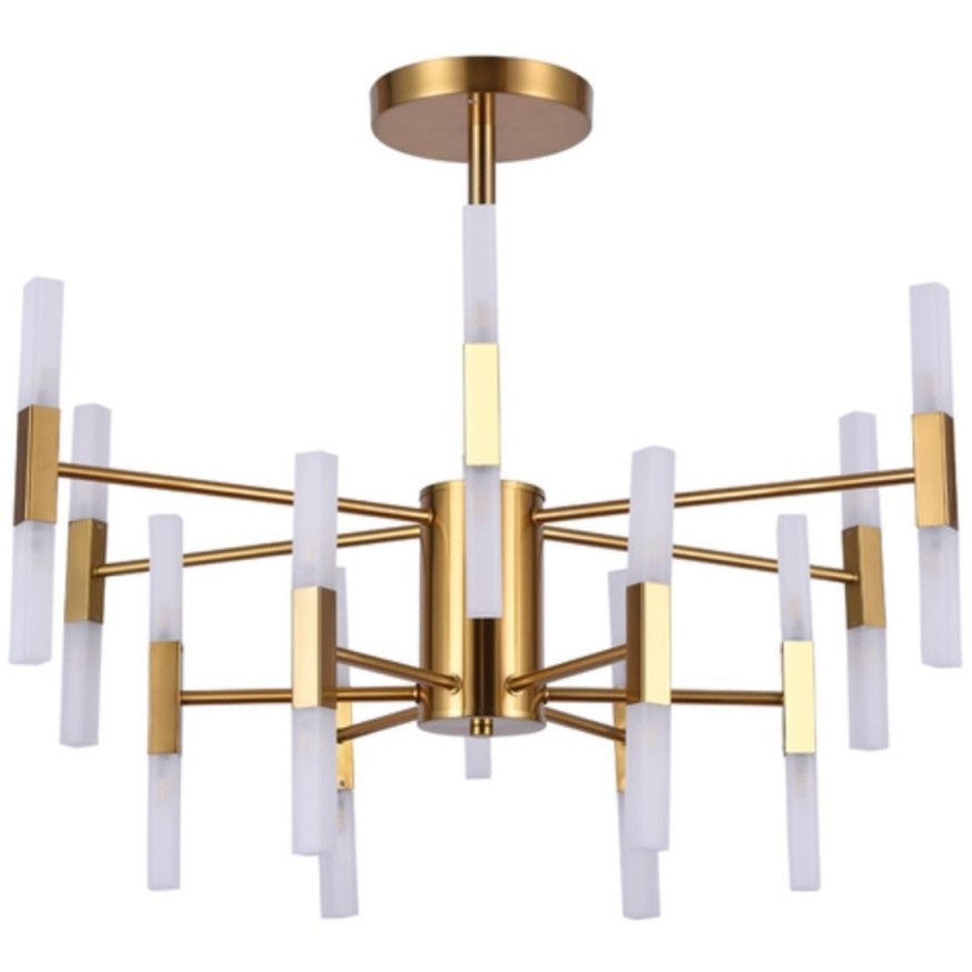 Люстра потолочная Arte Lamp A7410PL-24PB RAMONA под лампы G4 3W