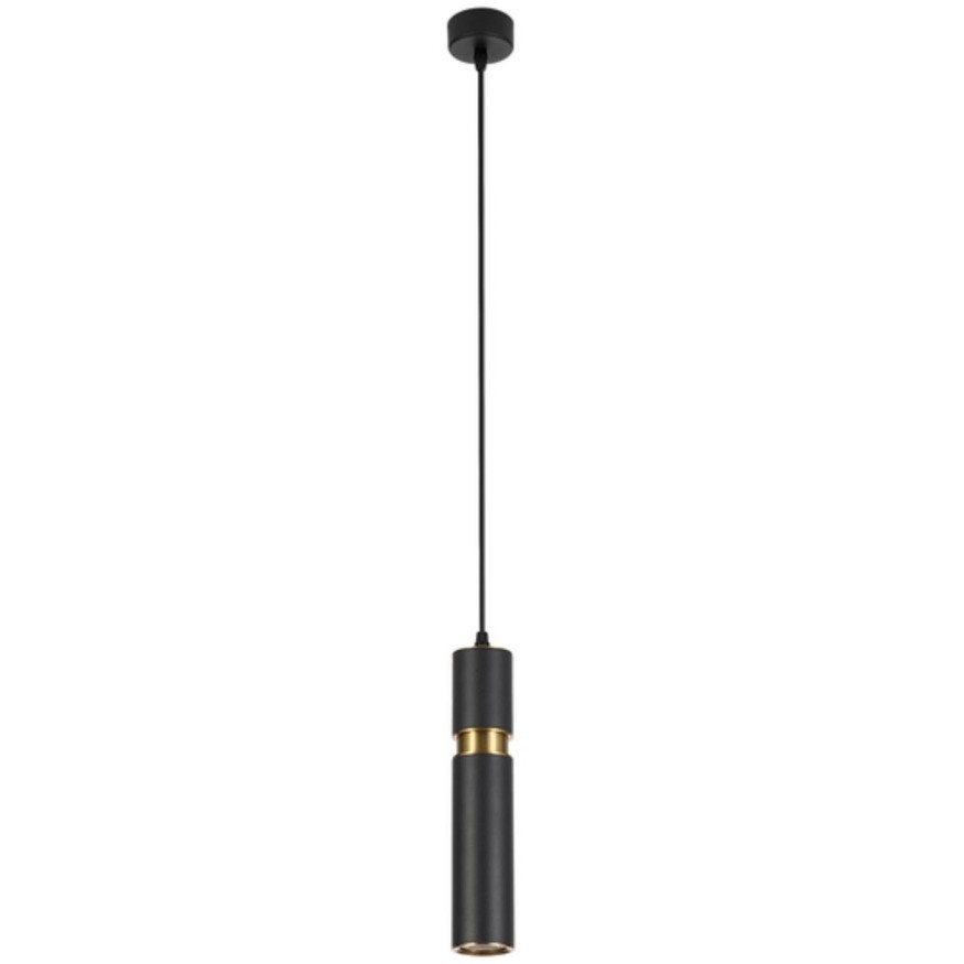 Подвесной светильник цилиндр Arte Lamp A3145SP-1BK RAN под лампу 1xGU10 50W