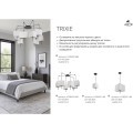 Подвесной светильник Arte Lamp TRIXIE A7084SP-1BK