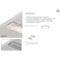 Arte Lamp SURFACE A240605E Комплект из 2 торцевых заглушек для алюминиевого профиля A240605S