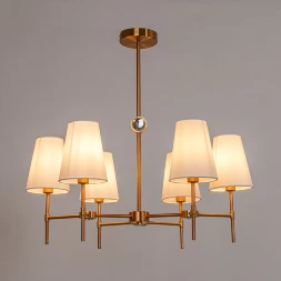 A4104LM-6PB Arte lamp DEBORA Подвесная люстра на штанге на 6 плафонов