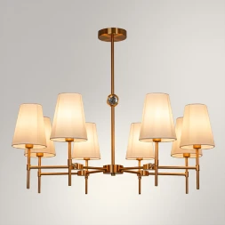 A4104LM-8PB Arte lamp DEBORA Подвесная люстра на штанге на 8 плафонов