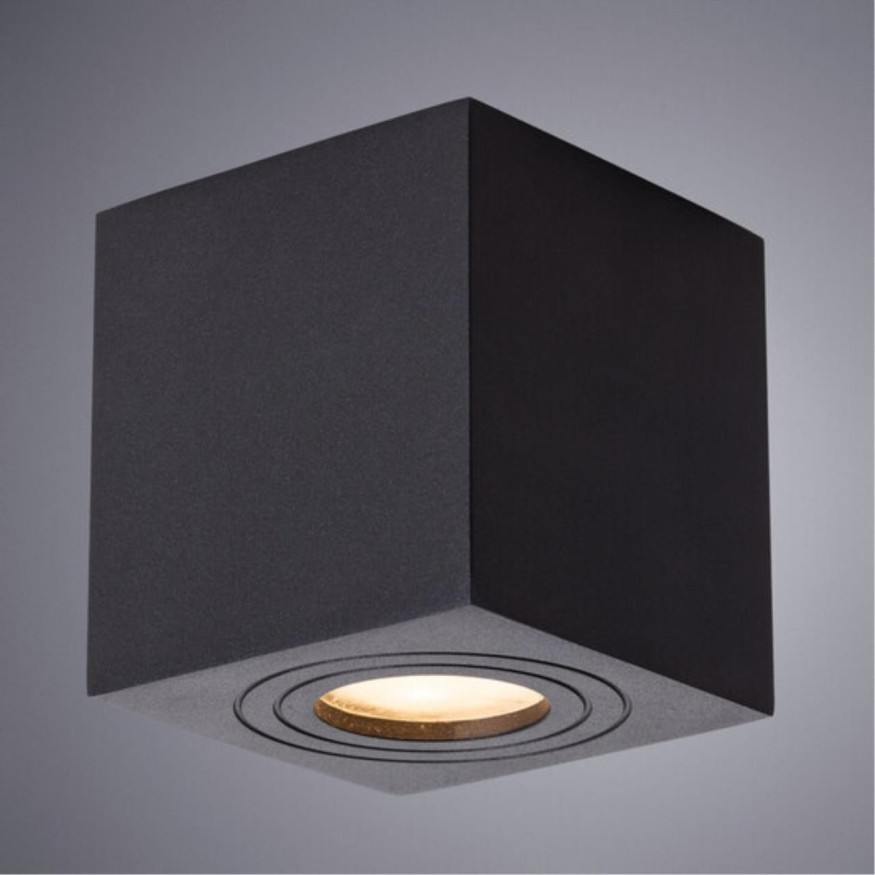 Уличный потолочный светильник Arte Lamp A1461PL-1BK GALOPIN IP44 под лампу 1xGU10 35W