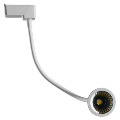 Светодиодный трековый светильник на шину с гибкой ножкой Arte Lamp TRACK LIGHTS A4107PL-1WH