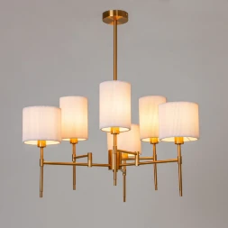 A4108LM-6PB Arte lamp DEBORA Подвесная люстра на штанге на 6 плафонов