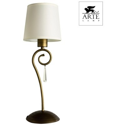 Декоративная настольная лампа Arte Lamp A9239LT-1BR CAROLINA под лампу 1xE27 40W