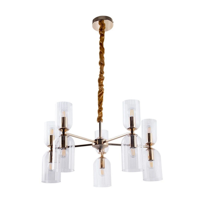 Подвесная люстра Arte Lamp CHARM A1623LM-10GO