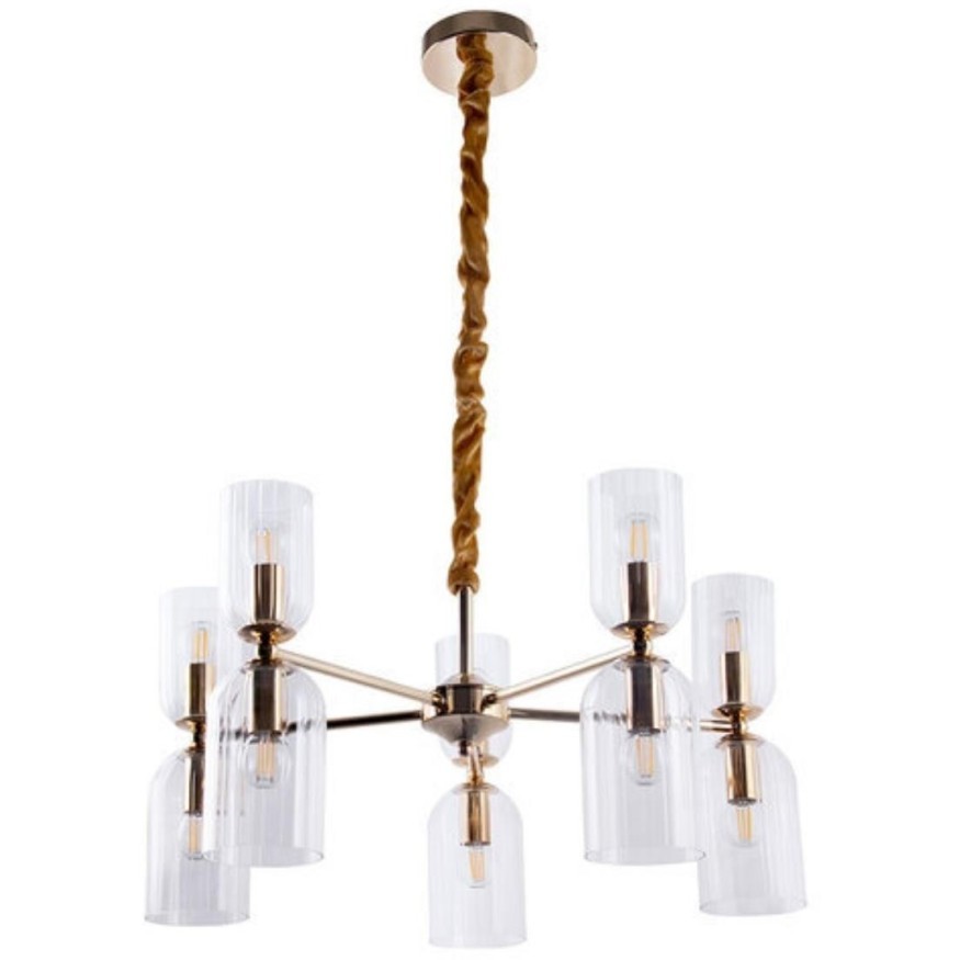 Подвесная люстра Arte Lamp CHARM A1623LM-10GO