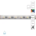 Arte Lamp A2406012-05-RGB4K Светодиодная лента влагозащищенная RGB+4000K, длина 5м, ширина 12 мм, SMD5050 14,4Вт/м (на канал 3,6Вт/м) 590Лм/м (R:75Лм G:190 B:45 W: 280) 120° CRI90+ IP65 24В, кратность резки 100мм, -20°...+45°C