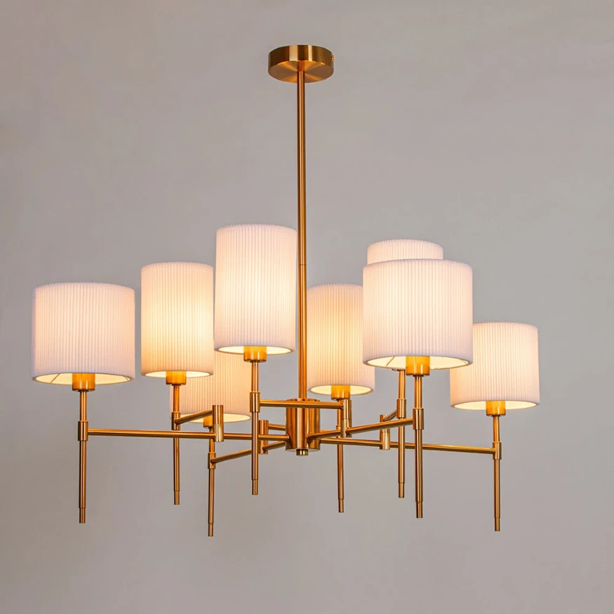 A4108LM-8PB Arte lamp DEBORA Подвесная люстра на штанге на 8 плафонов