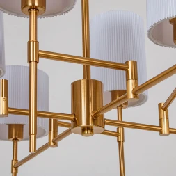 A4108LM-8PB Arte lamp DEBORA Подвесная люстра на штанге на 8 плафонов