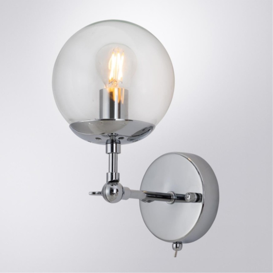 Бра Arte Lamp A1664AP-1CC Bolla под лампу 1xE14 40W