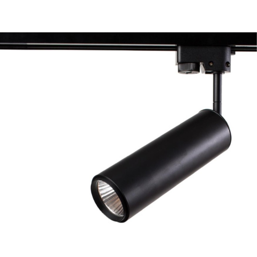 Однофазный двужильный светодиодный трековый светильник Arte Lamp A1412PL-1BK PERISCOPIO 4000К 720Лм CRI85+ 25° 12Вт