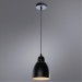 Подвесной светильник с 1 плафоном Arte Lamp A2054SP-1BK BRACCIO под лампу 1xE27 60W
