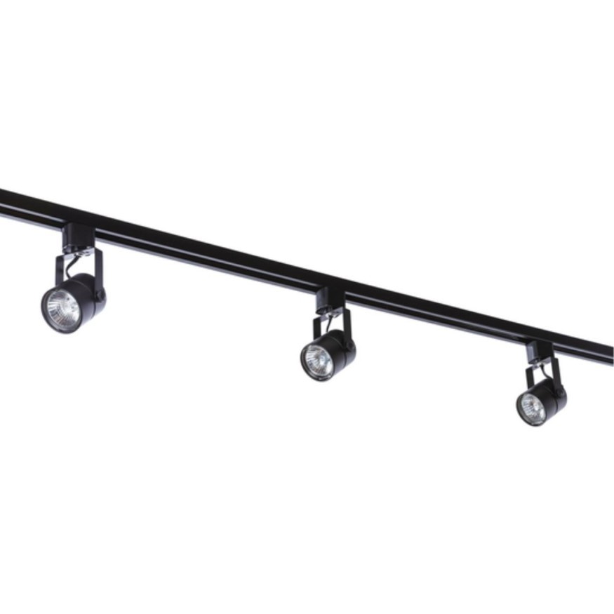 Однофазный двужильный трековый светильник Arte Lamp A1310PL-1BK LENTE под сменную лампу GU10