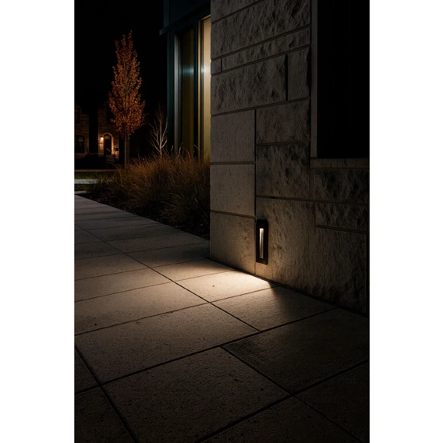 A7123IN-1BK ARTE LAMP PIAZZA Уличный встраиваемый светильник в стены для подсветки лестниц и дорожек