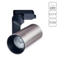 Однофазный двужильный трековый светильник Arte Lamp A2668PL-1SS BUCHO под сменную лампу GU10