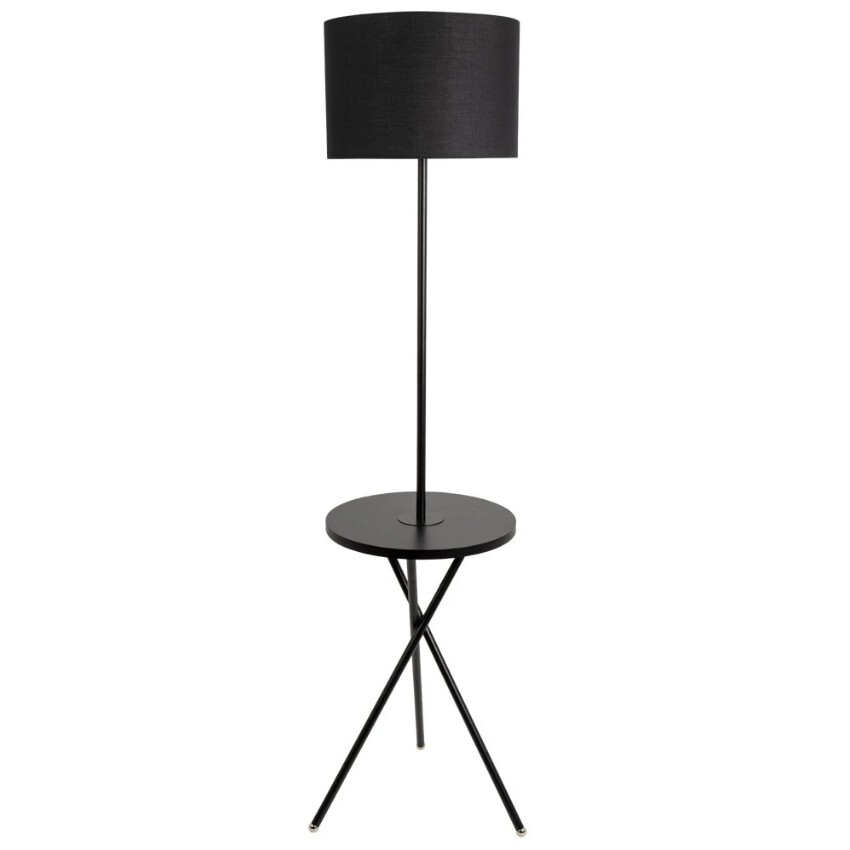 Торшер со столиком Arte Lamp A2070PN-1BK COMBO под лампу 1xE27 60W