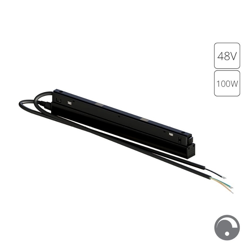 Блок питания встраиваемый в шинопровод 48V диммируемый (0/1-10V) 100W для магнитной трековой системы ARTE LAMP LINEA A482706N