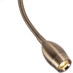 Торшер с выключателем и подсветкой для чтения Elba A2581PN-2AB