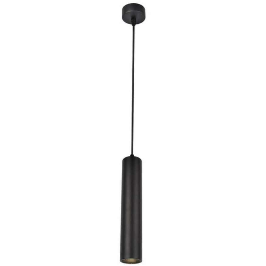Подвесной светильник цилиндр Arte Lamp A5600SP-1BK LIRA светодиодный LED 10W