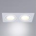 Встраиваемый светильник Arte Lamp A2168PL-2WH TARF под лампы 2xGU10 50W