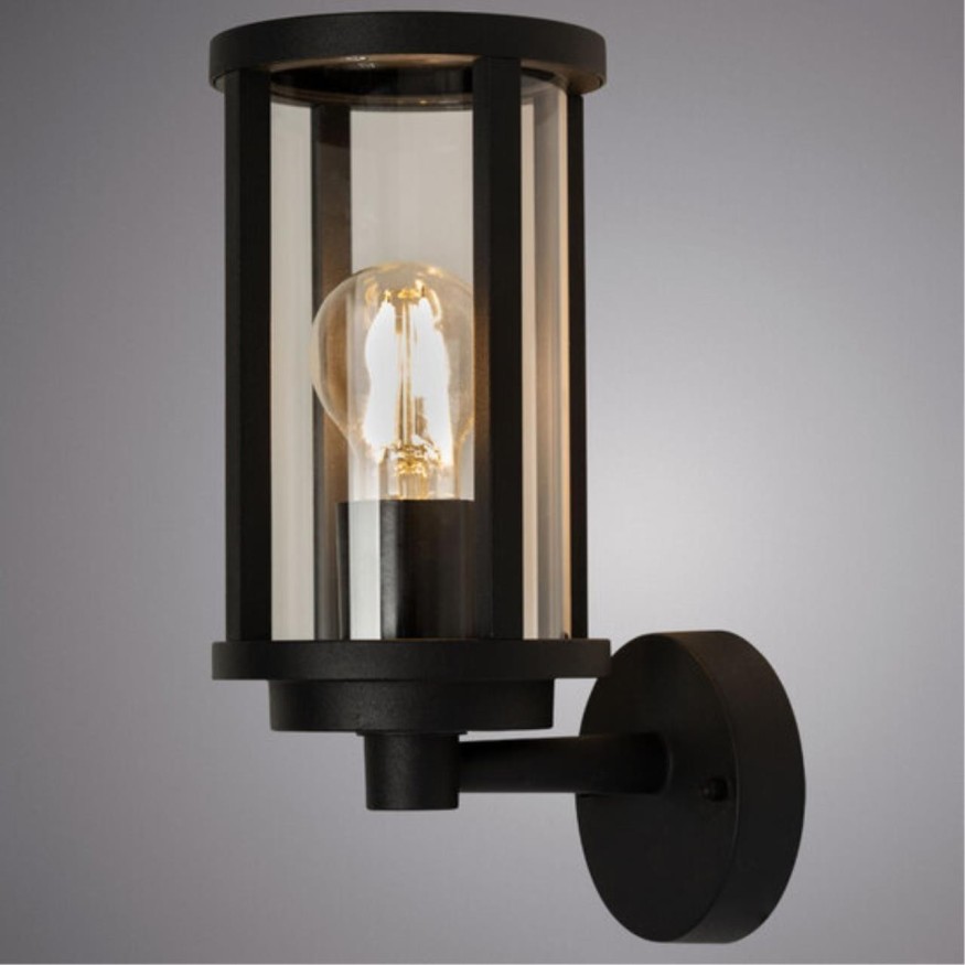 Уличный настенный светильник Arte Lamp A1036AL-1BK TORONTO IP54 под лампу 1xE27 40W