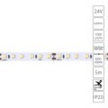 A2412008-03-6K Светодиодная лента 24В 9,6Вт/м 1000Лм/м 6000К CRI 90+ 8мм SMD2835 120шт/м 5м IP20