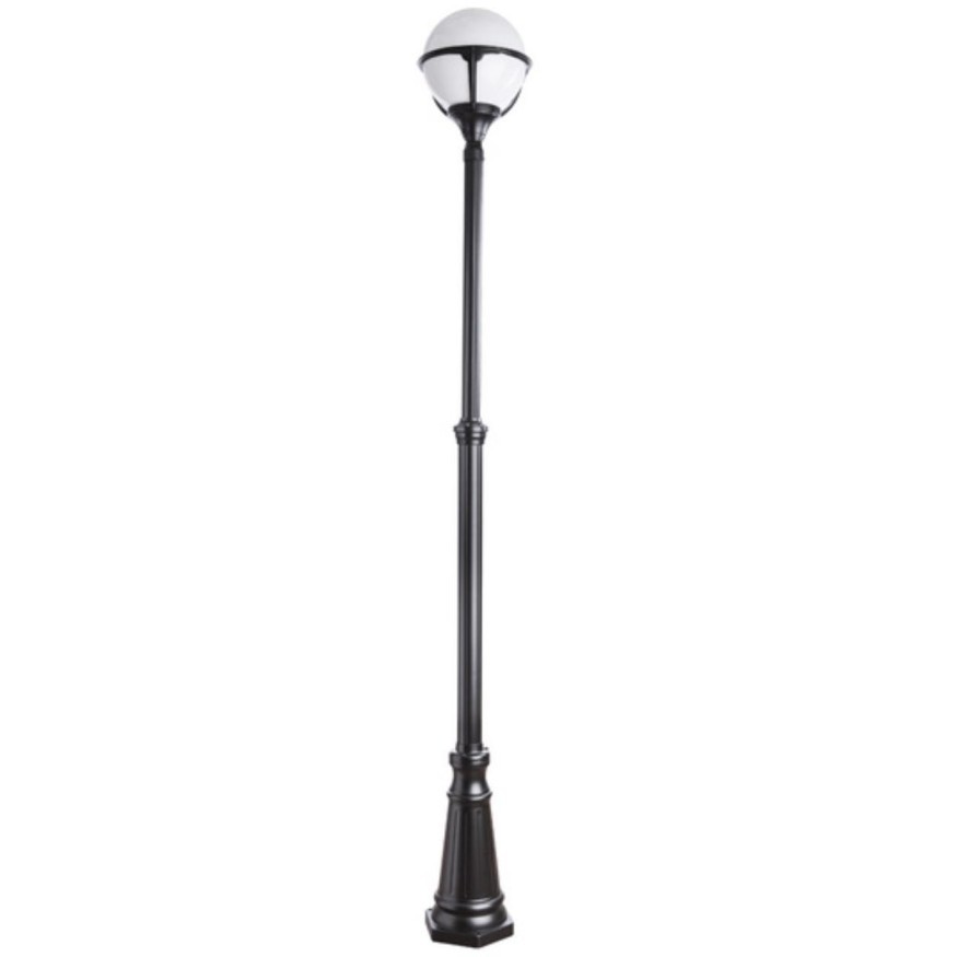 Уличный наземный светильник Arte Lamp A1497PA-1BK MONACO IP44 под лампу 1xE27 75W