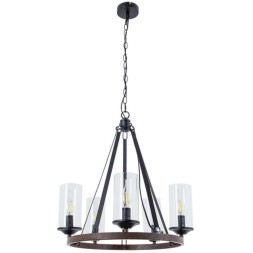 Люстра подвесная Arte Lamp A7014SP-5BK DALIM под лампы 5xE14 60W
