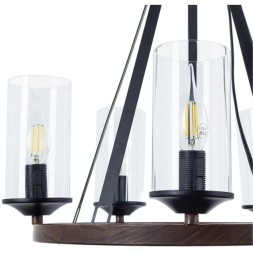 Люстра подвесная Arte Lamp A7014SP-5BK DALIM под лампы 5xE14 60W