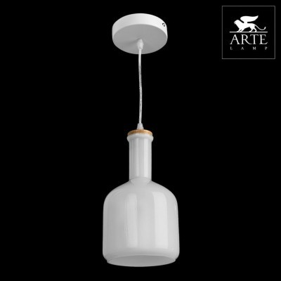 Подвесной светильник с 1 плафоном Arte Lamp A8115SP-1WH ACCENTO под лампу 1xE14 40W