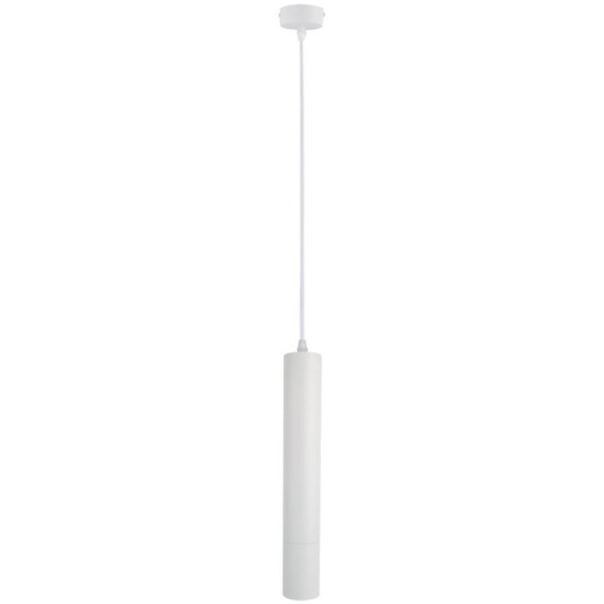 Подвесной светильник цилиндр Arte Lamp A1520SP-1WH RIDGET под лампу 1xGU10 50W