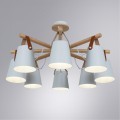 Люстра потолочная Arte Lamp A7032PL-8WH Thomas под лампы 8xE27 60W