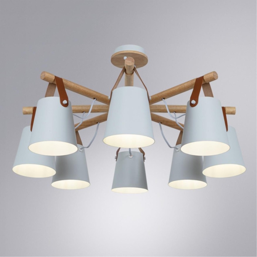 Люстра потолочная Arte Lamp A7032PL-8WH Thomas под лампы 8xE27 60W