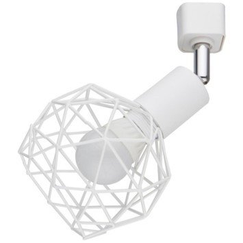 Однофазный двужильный трековый светильник Arte Lamp A6141PL-1WH SOSPIRO под сменную лампу Е14