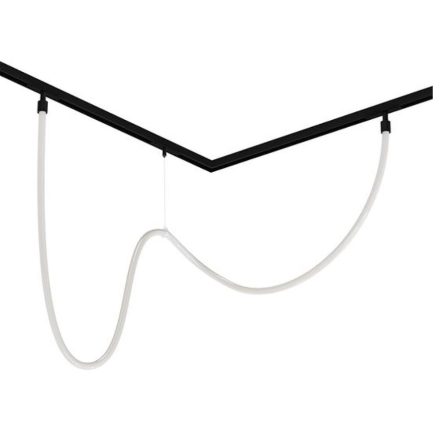 Магнитный гибкий трековый неон 5м черный металл Arte Lamp Loop A4911PL-1BK