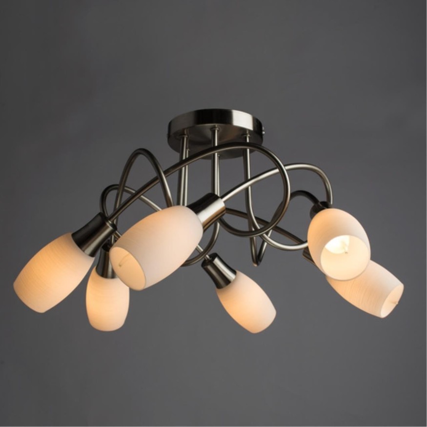 Люстра потолочная Arte Lamp A4591PL-6SS Volare под лампы 6xE14 40W