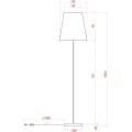 Торшер Arte Lamp ALEA A5068PN-1BK