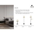 Торшер Arte Lamp ALEA A5068PN-1BK