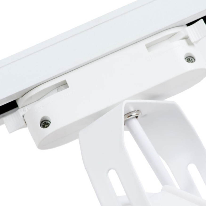 Однофазный двужильный трековый светильник Arte Lamp A6252PL-1WH LYRA под сменную лампу Е27