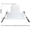 Точечный встраиваемый светильник Arte Lamp TARF MINI A2068PL-1WH