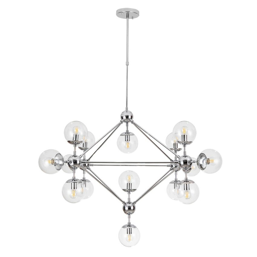 Люстра потолочная Arte Lamp A1664SP-15CC Bolla под лампы 15xE14 40W