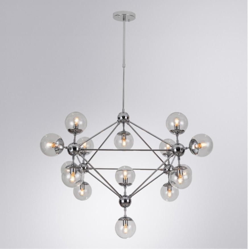Люстра потолочная Arte Lamp A1664SP-15CC Bolla под лампы 15xE14 40W