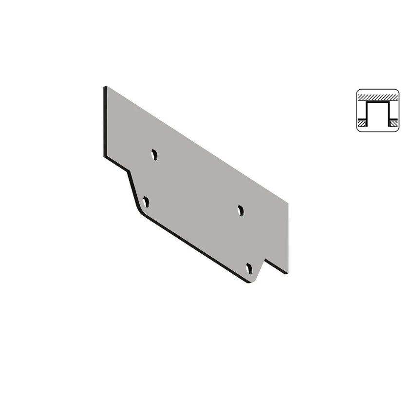 Заглушка торцевая 2шт (для профиля A630205) Arte Lamp A631005E